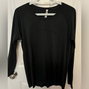 Lululemon Swiftly tech long sleeve - black - size 18